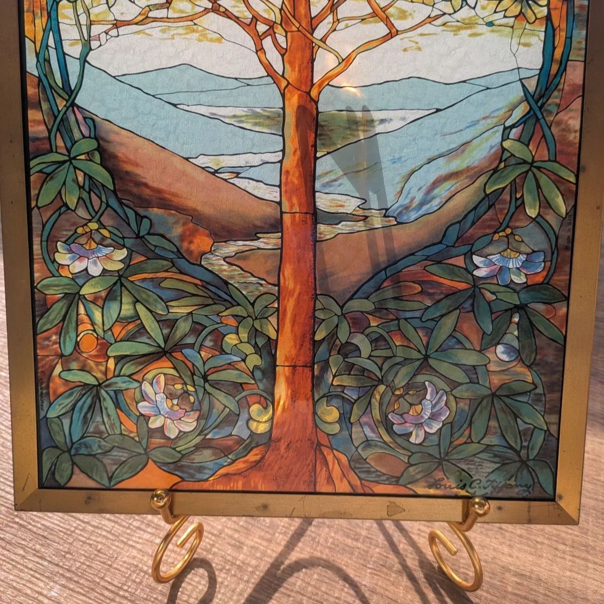 ルイス・C・ティファニー 滝 ステンドグラス グラスマスターズ Tiffany