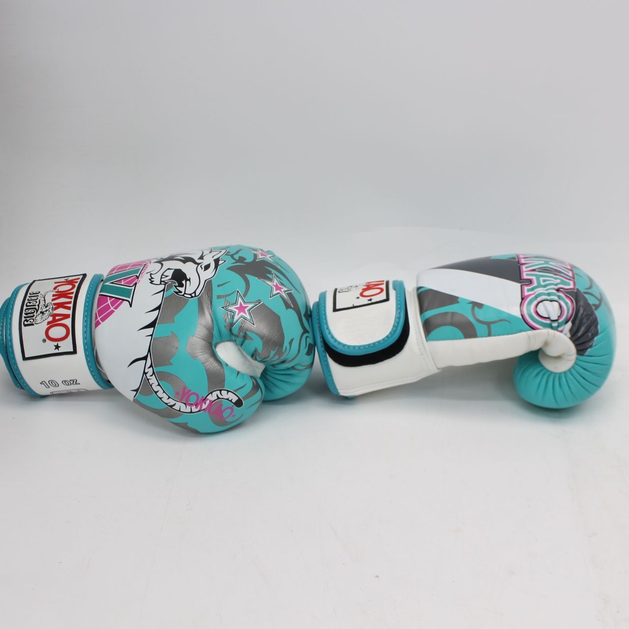 YOKKAO ヨッカオ ボクシンググローブ 10oz ホワイト/デニム綺麗 YOKKAO