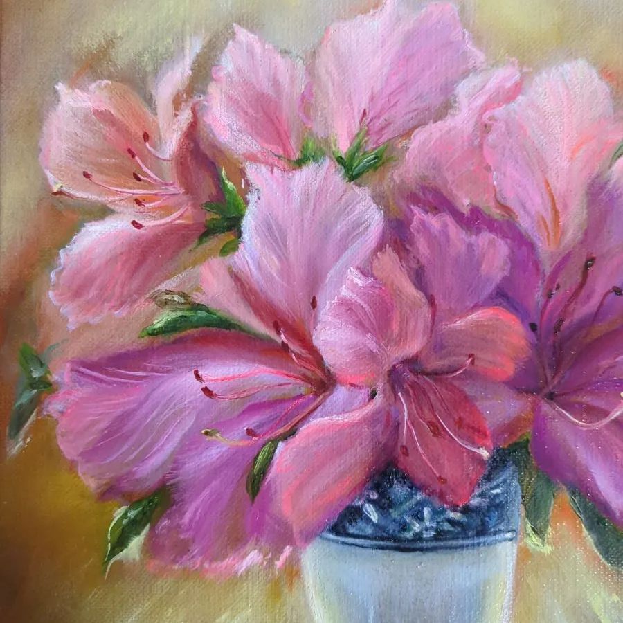 花の絵画M30大型サイズ肉筆油彩キャンバス画インテリア静物画