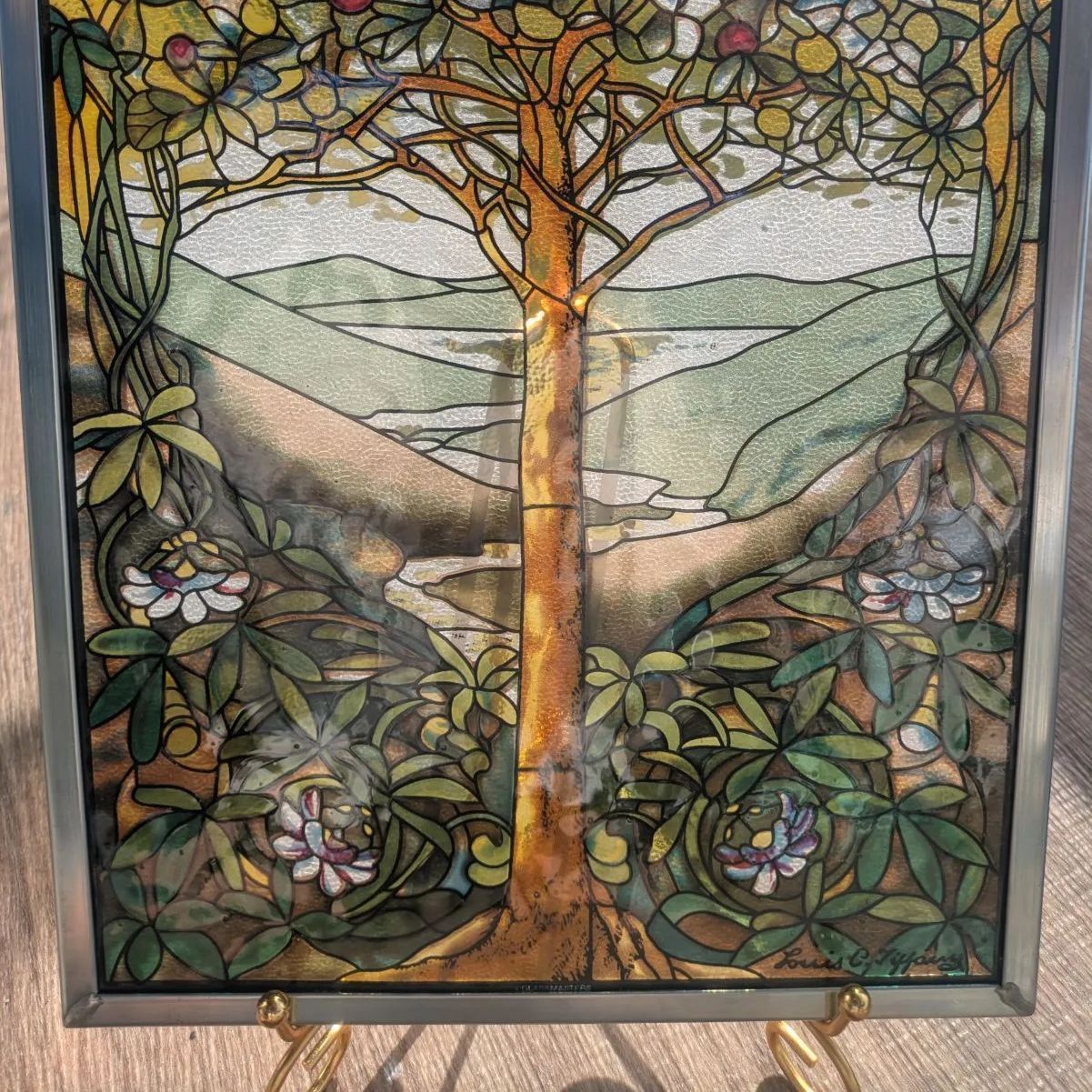 ルイスCティファニー ステンドグラスMadonna of theFlowers大 ルイス