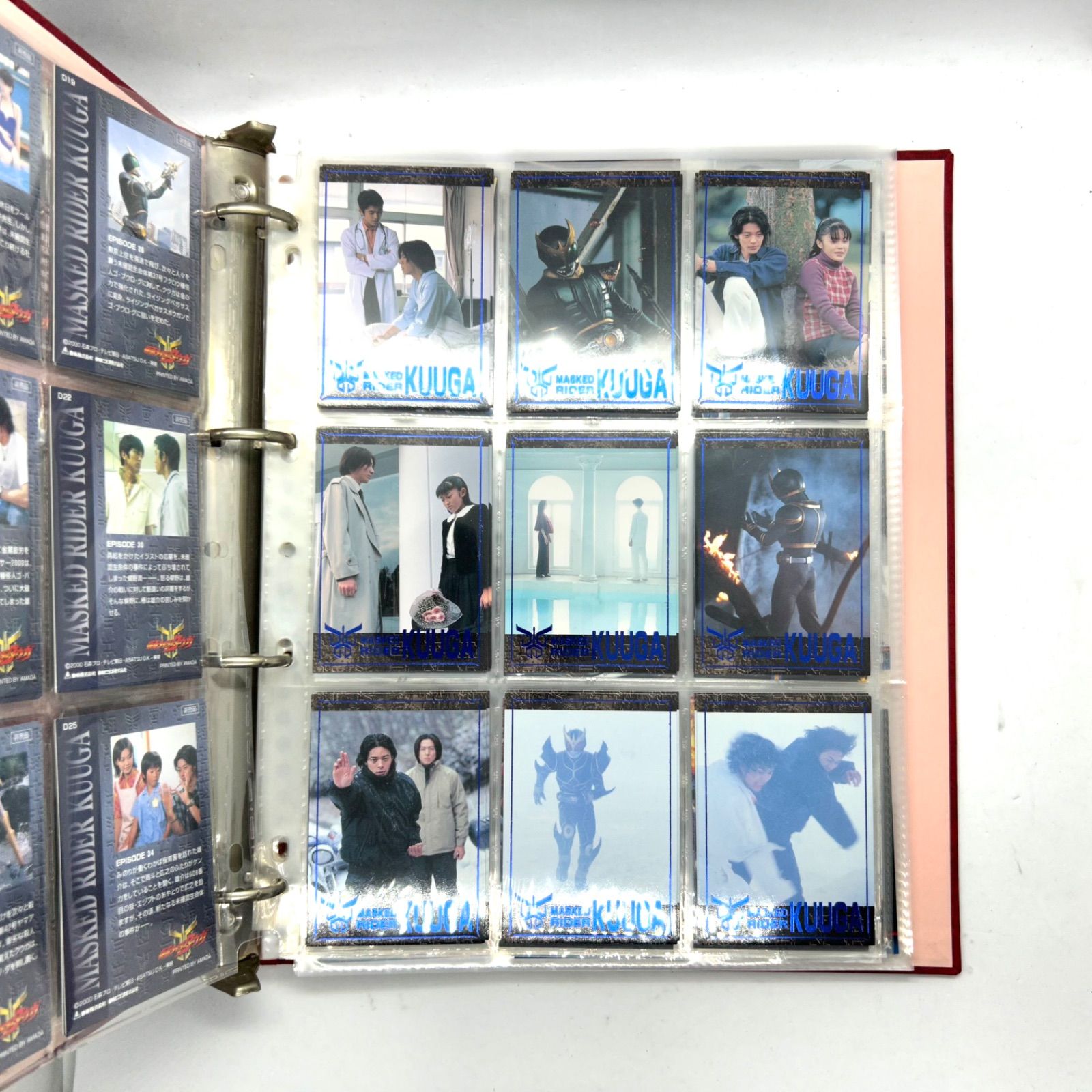 祝25周年 仮面ライダークウガDVD全14巻特典カードホルダー カード多数