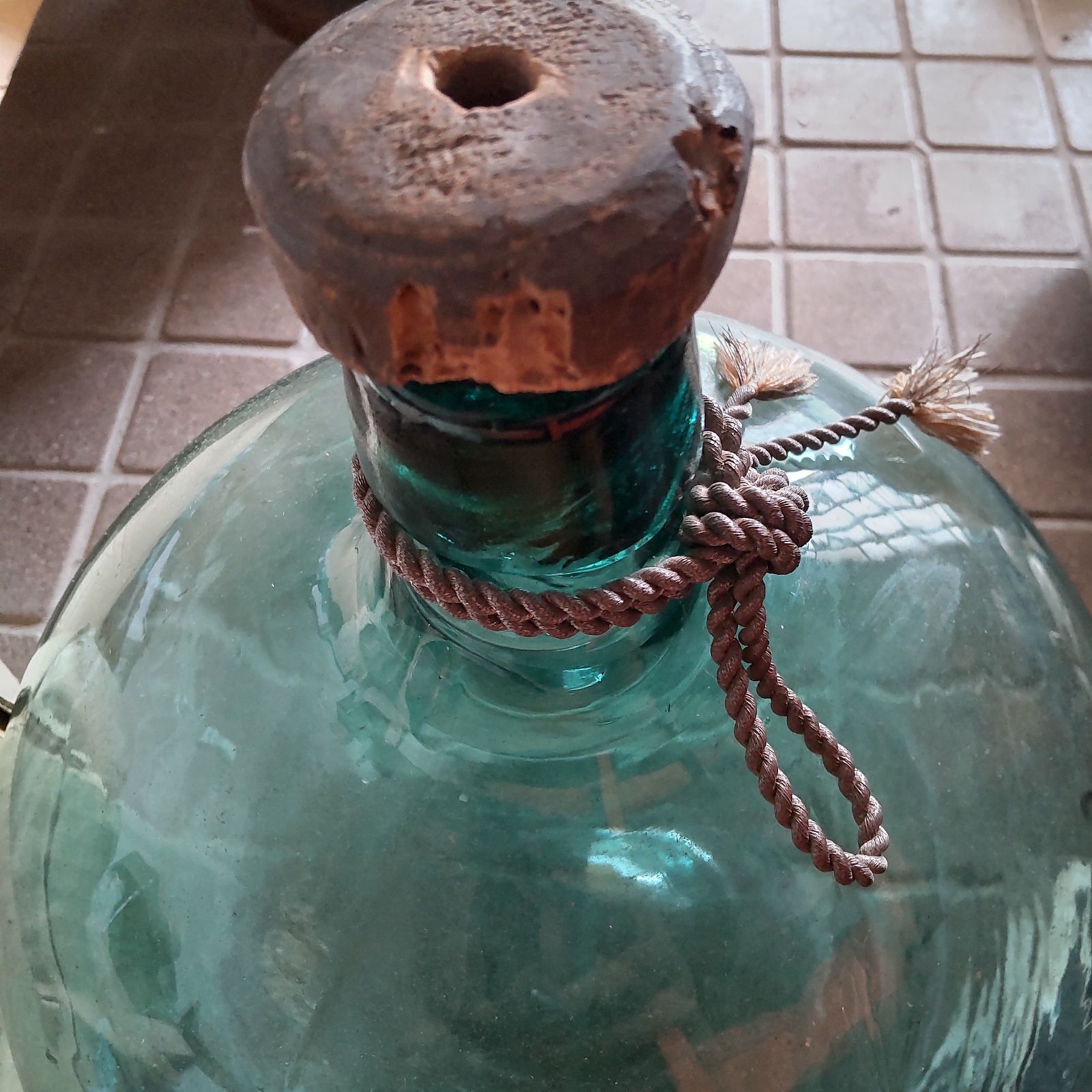 昭和レトロ (美品)駄菓子屋さんガラス地球瓶 菓子瓶 高さ27センチ