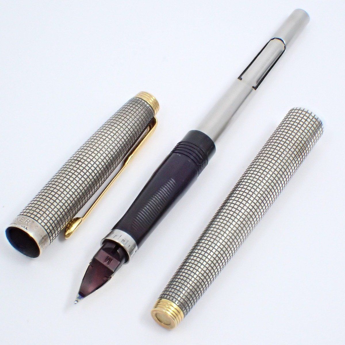 PARKER/パーカー/万年筆/ペン先 14K/スターリングシルバー/シルバー