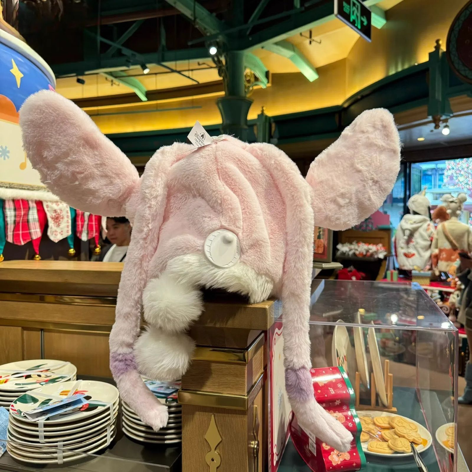 即日発送 ディズニー スティッチ エンジェル ファンキャップ 2点セット