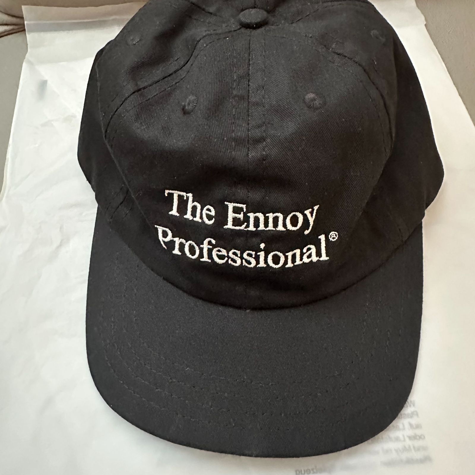 ENNOY PROFESSIONAL COTTON CAP (BLACK)