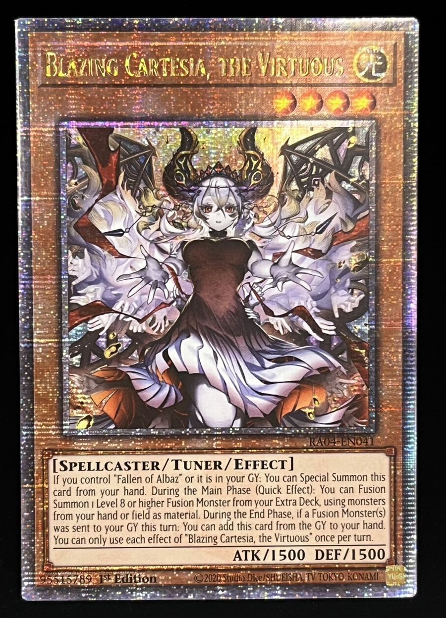 遊戯王 白の物語 赫の聖女カルテシア クオシク 25th イラスト違い