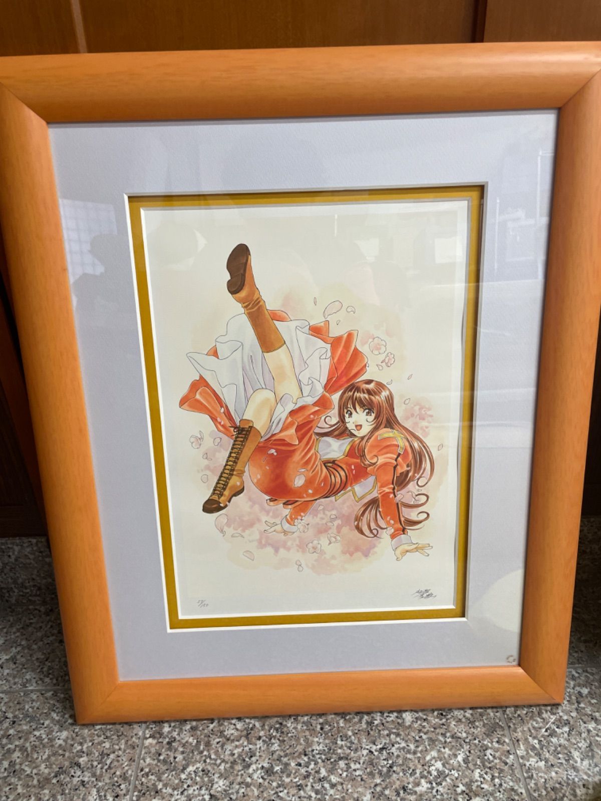 美品 サクラ大戦 松原秀典 La Fleur Danse〜花が舞う〜 リトグラフ ED