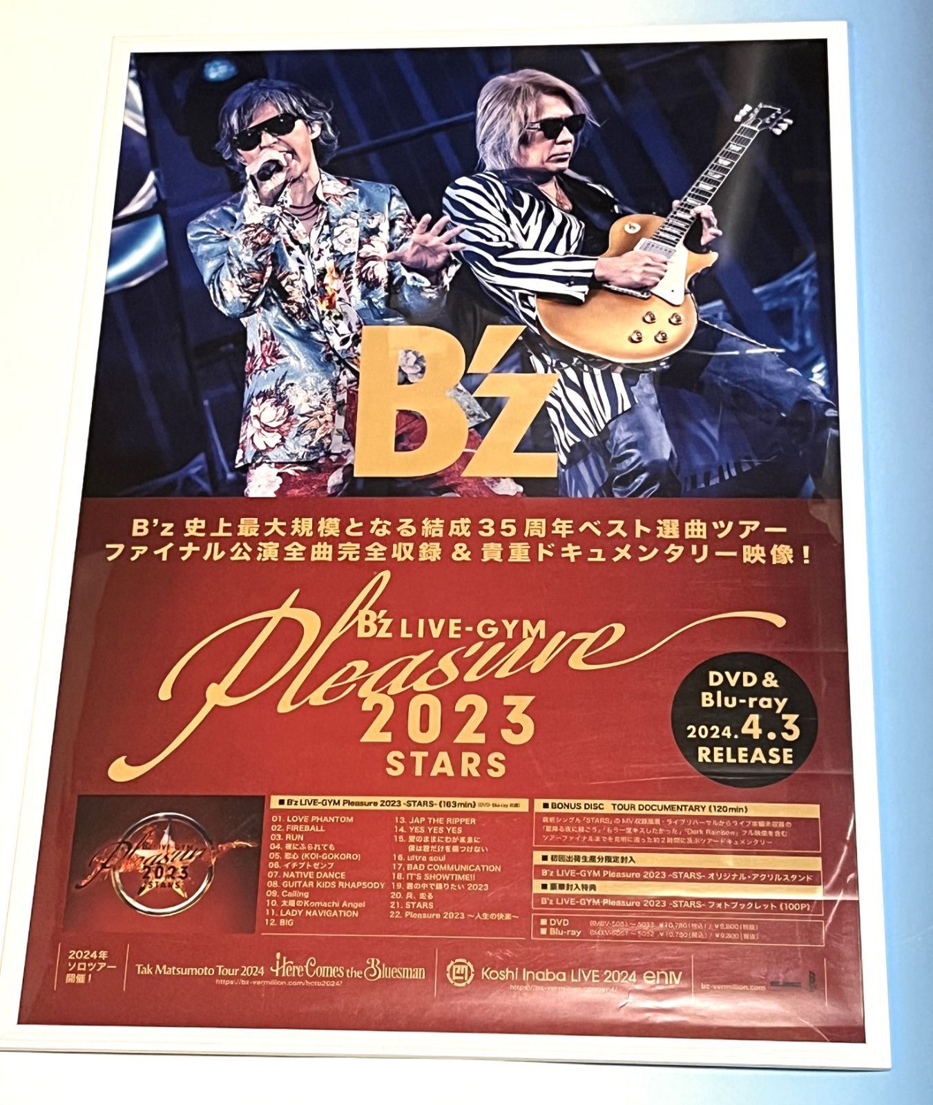 額装にオススメ】 B'z JAP THE RIPPER カタログ