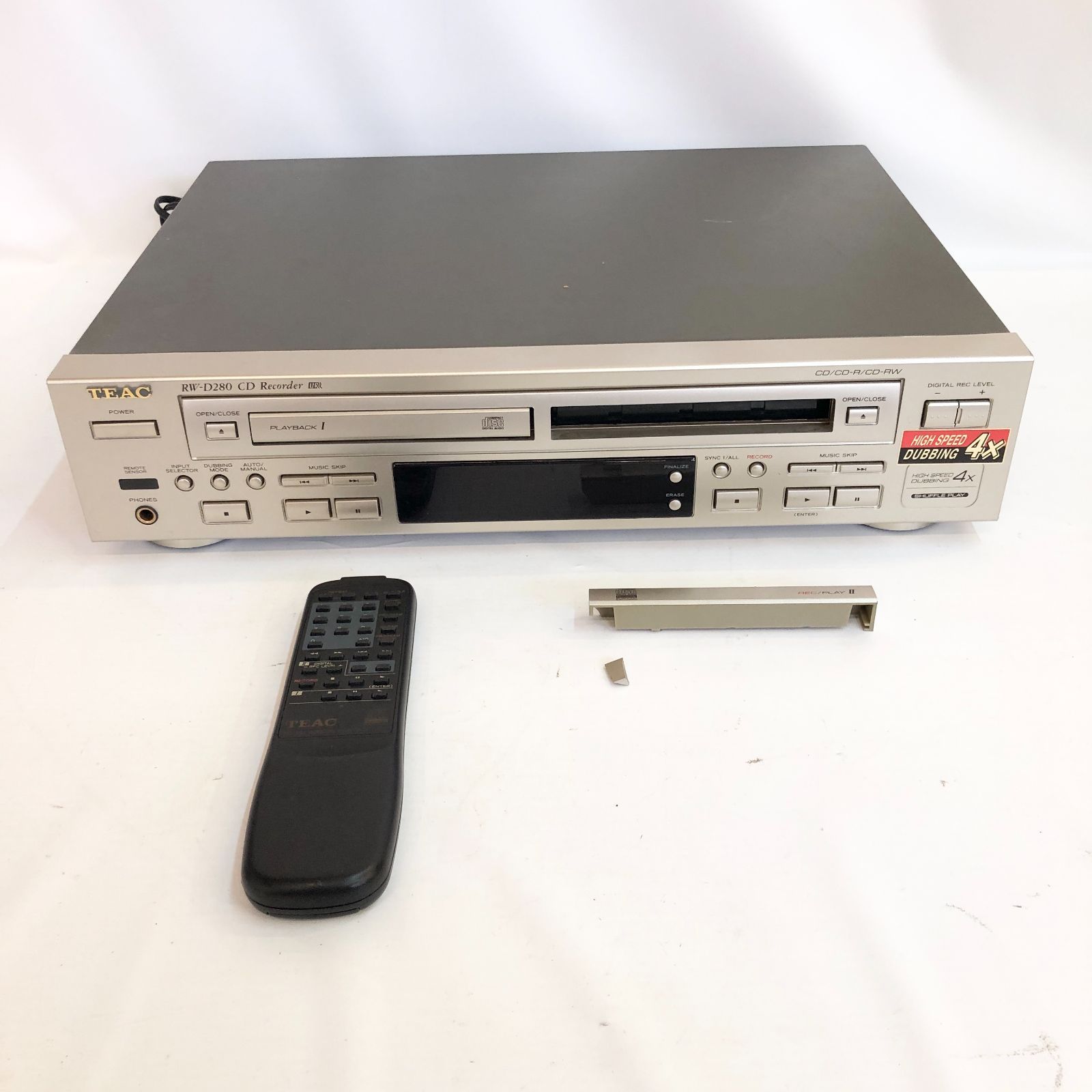 TEAC ティアック W-865R ダブルカセットデッキ 簡易動作確認済 TEAC