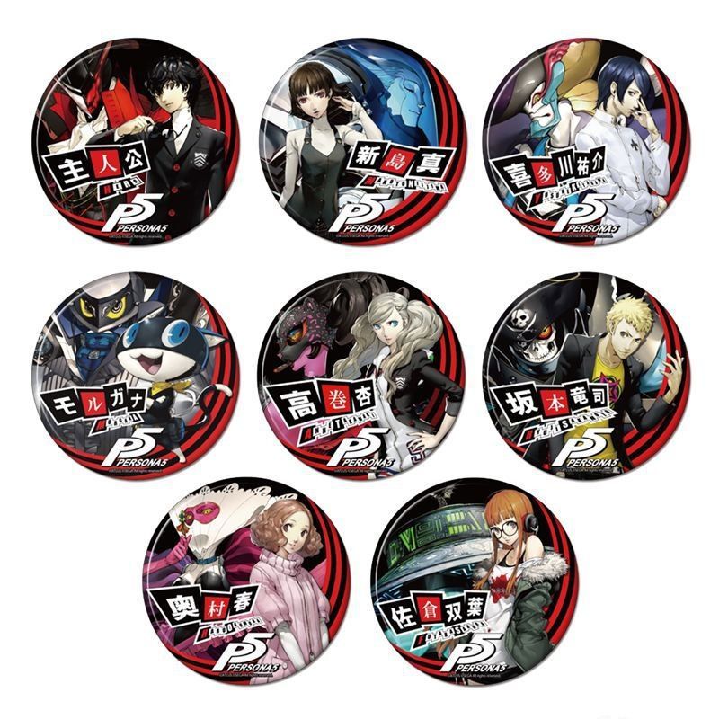 ペルソナ5 ぴた！でふぉめ 缶バッジ P5 PERSONA
