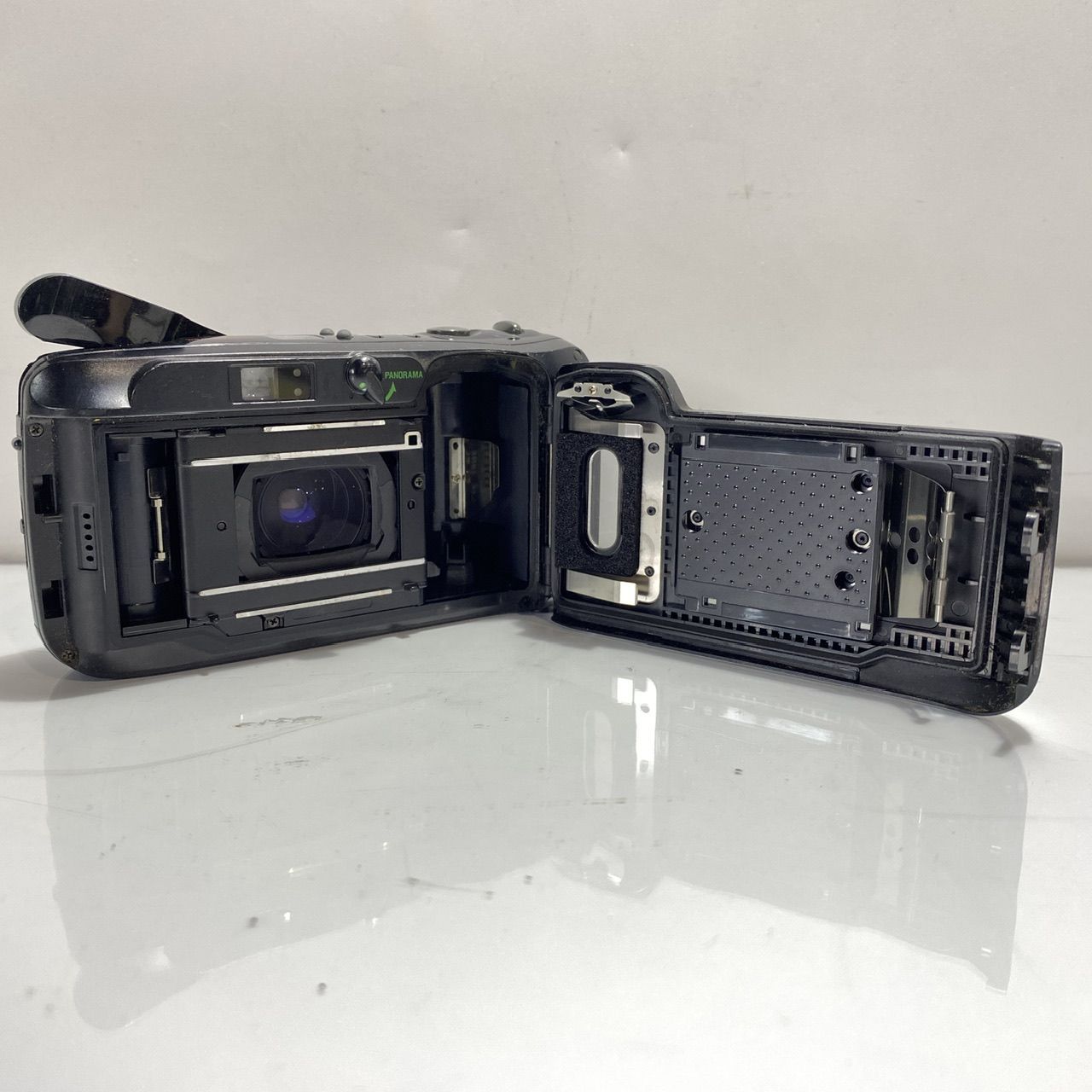 動作確認済】 電池付き OLYMPUS μ mju PANORAMA 動作OK・電池付き