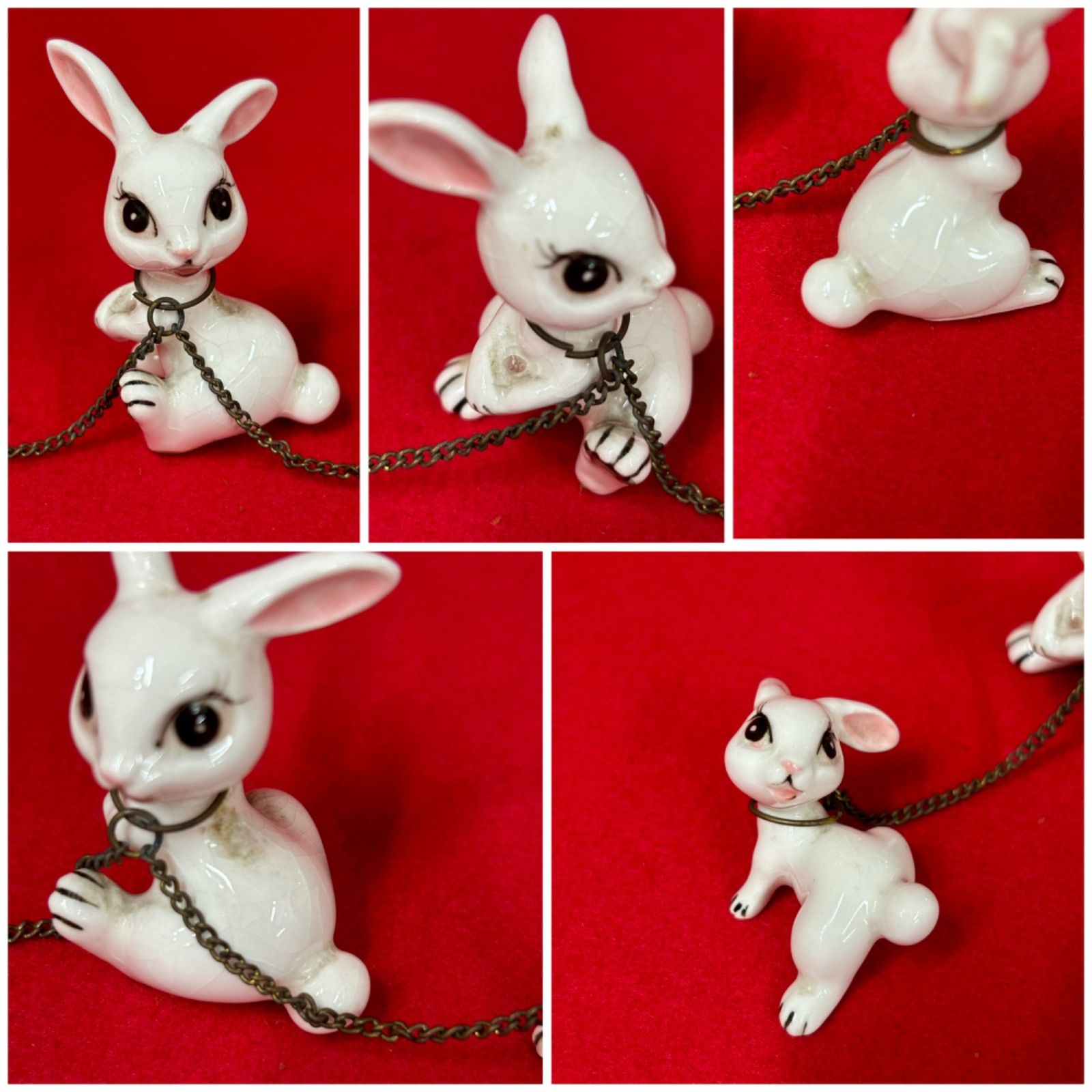 キティ レトロ ビンテージ 当時物 ドアプレート うさぎ 変身マスコット