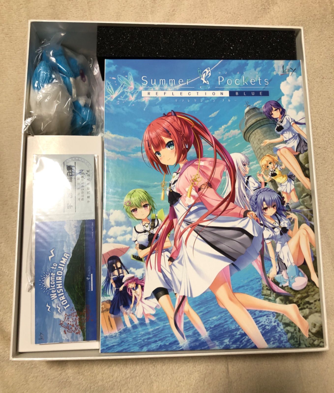 ステンネックレス「Hanabi」 Summer Pockets REFLECTION BLUE サマー