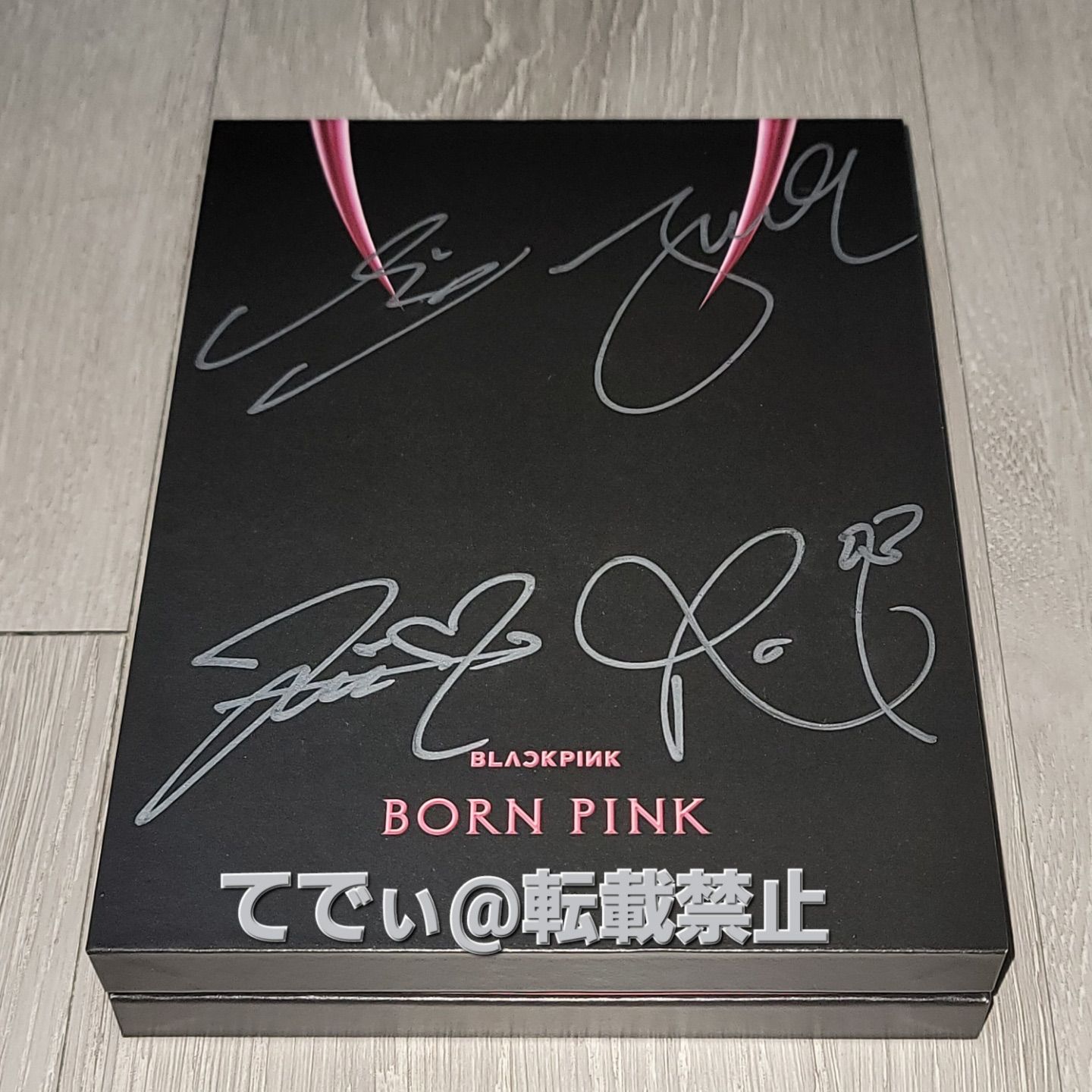 BLACKPINK ブラックピンク 直筆サイン写真 blackpink ロゼ 直筆サイン