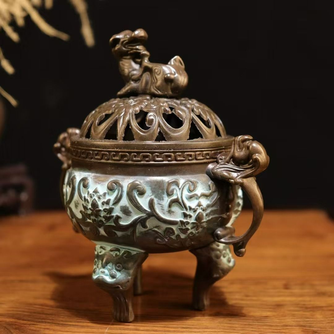 獅子香炉 置物｜獅子 香炉 置物