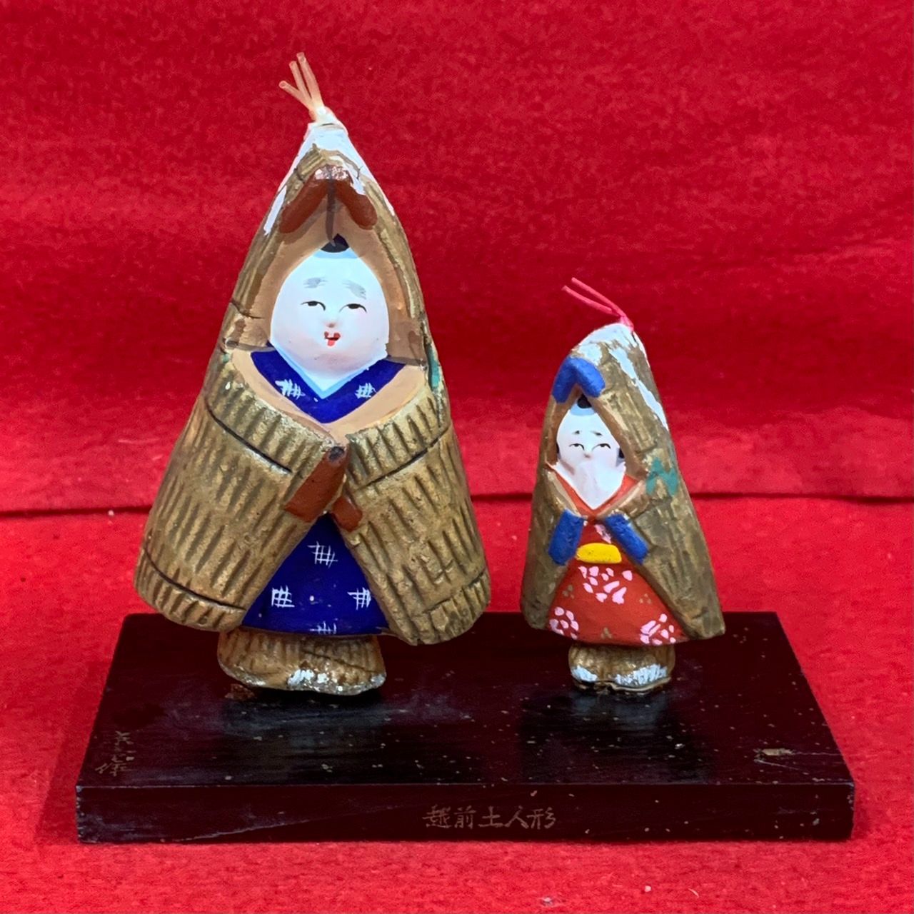 雪ん子 ゆきんこ 越前土人形 置物 民芸品 郷土人形 農民美術 zz - メルカリ