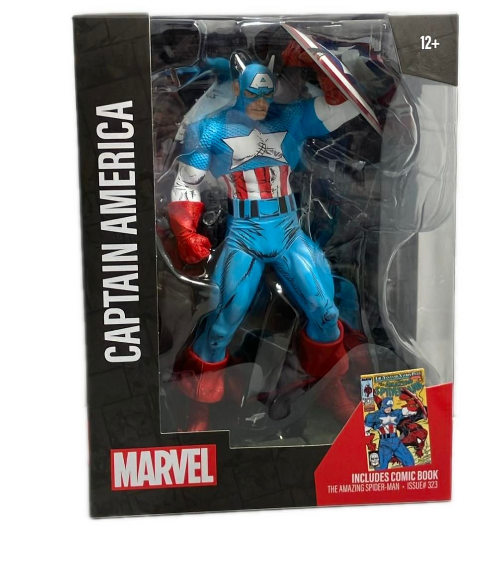 美品 フィギュア McFARLANE TOYS マーベル キャプテンアメリカ 小売