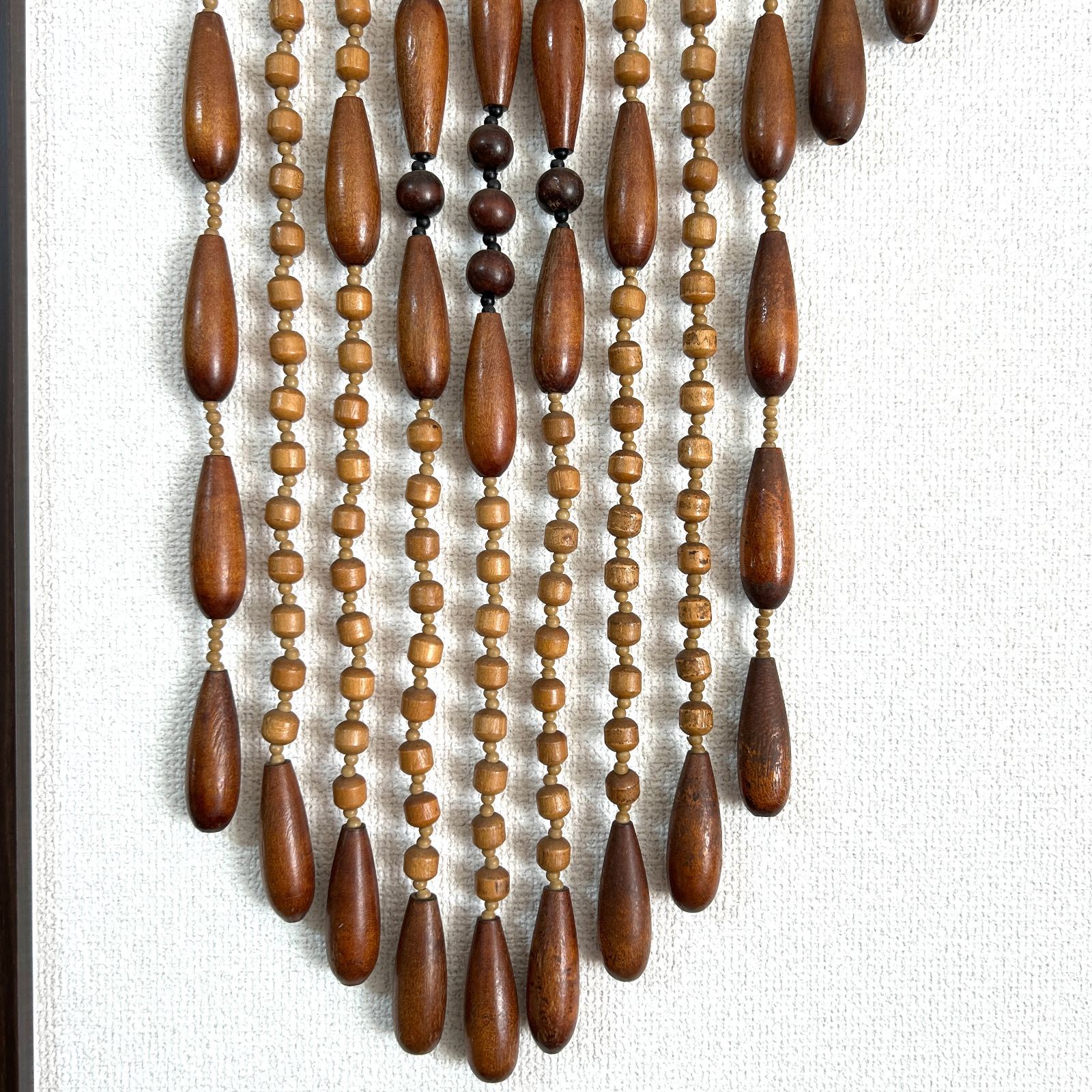 アンティーク 玉すだれ 玉のれん 珠のれん 昭和レトロ 木製ビーズのれん