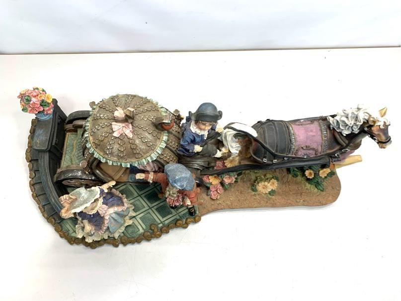 希少 置物 西洋美術品 馬車 人形 小売 アンティーク ヴィンテージ