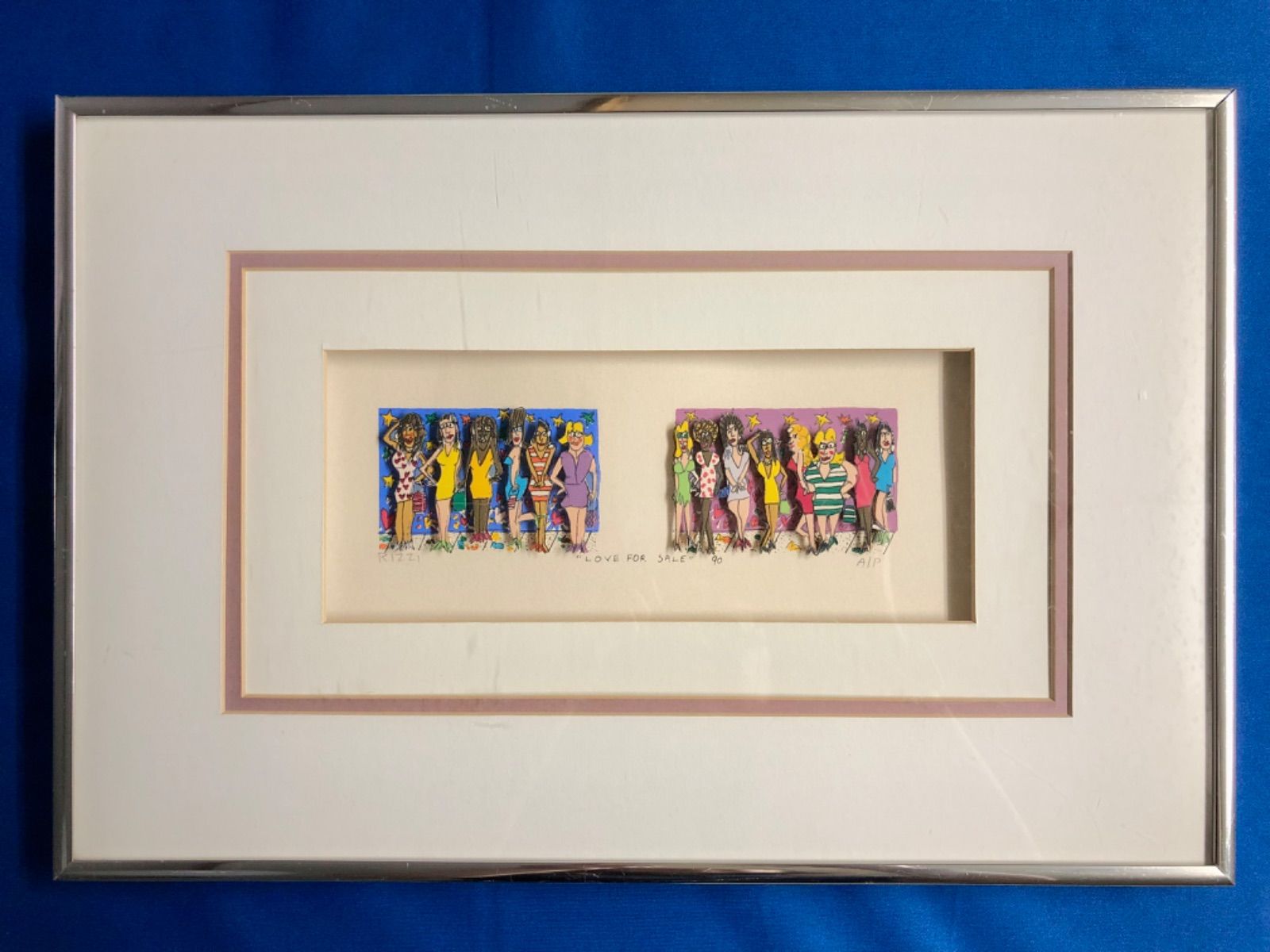 James Rizzi ジェームス•リジィ 3D シルク アート James Rizzi