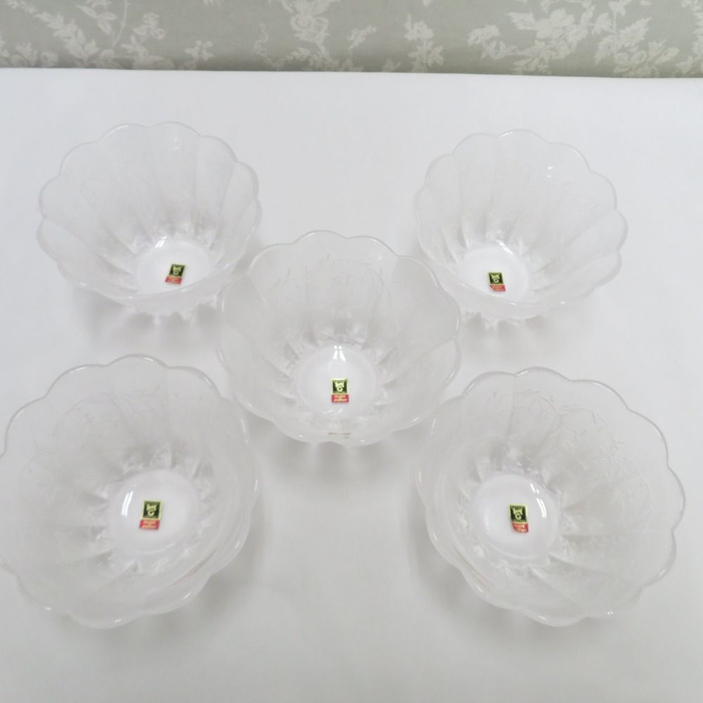 各務(カガミ)クリスタル 小鉢揃