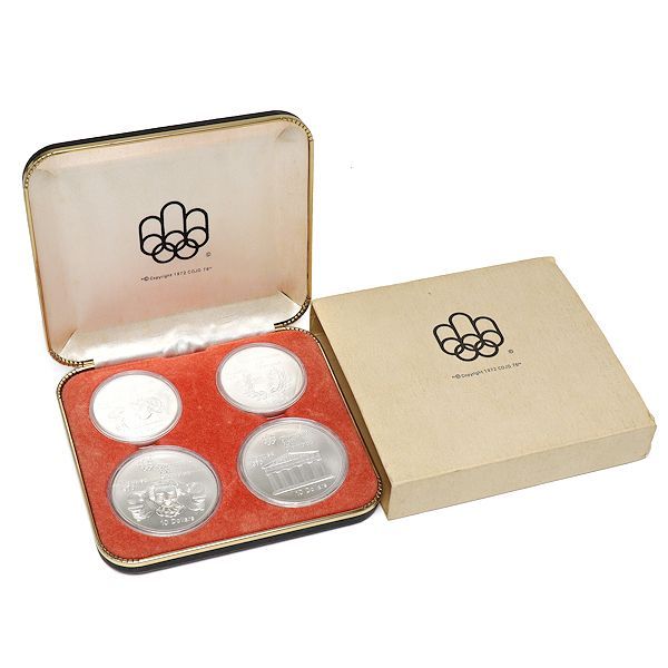 モントリオール オリンピック 記念 銀貨 セット プルーフ メダル 硬貨