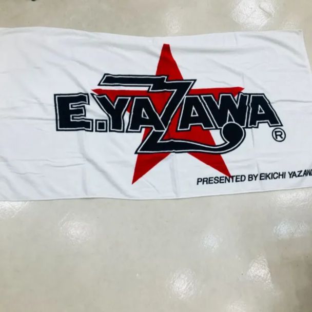 矢沢永吉 カンパニータオル 白 黒 ロゴ 初代物 後楽園スタジアム物 SBT