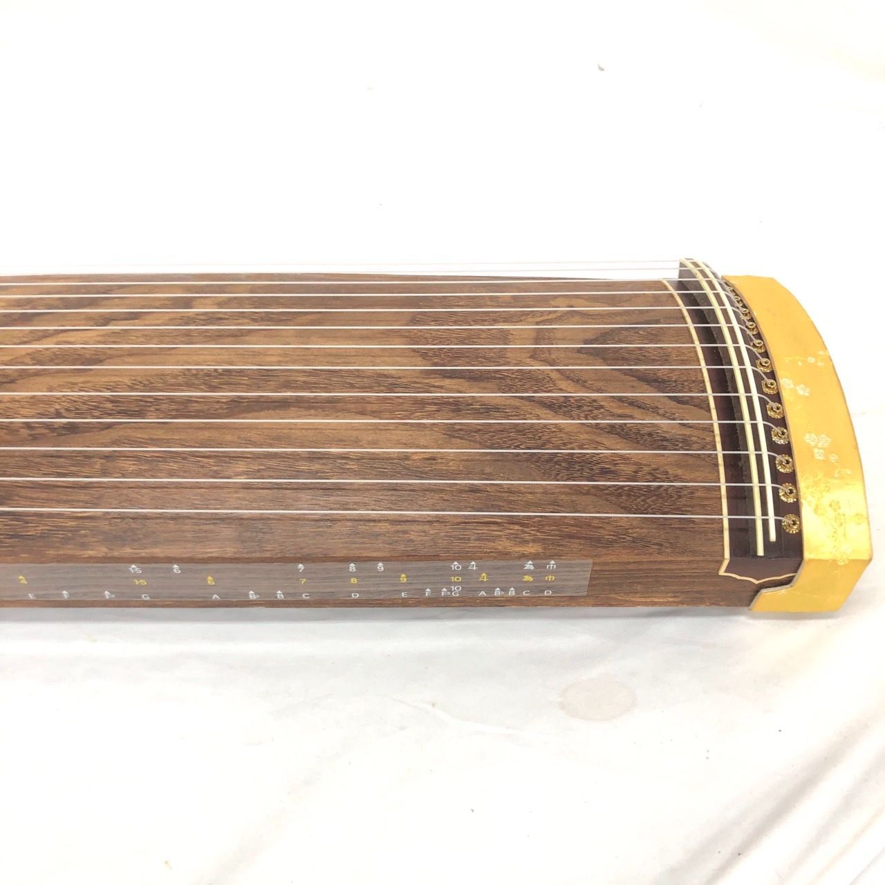 刳り甲 箏十三絃 お琴 十三弦 すだれ彫り くり甲 琴