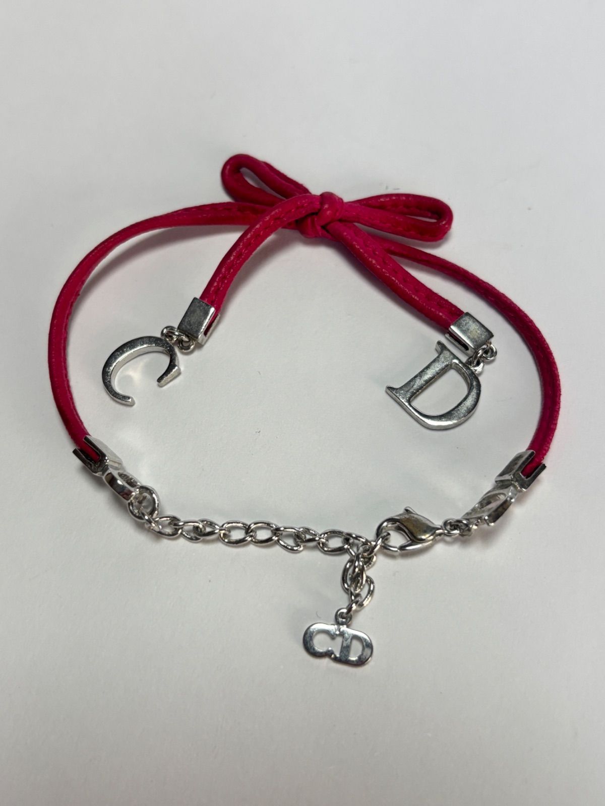 N774 クリスチャンディオール リボン アンクレット N774 クリスチャン