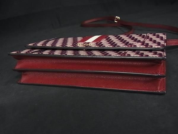 新品未使用 BALLY 赤 レザー 保存袋付き トランプ 新品未使用 BALLY 赤