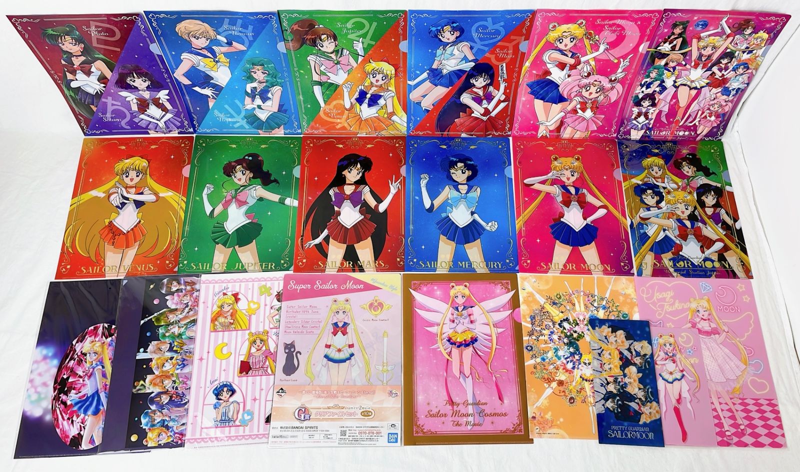 セーラームーン ユニバ ファイル＆ポスカ セミコンプ 5種 USJ 【公式通販】