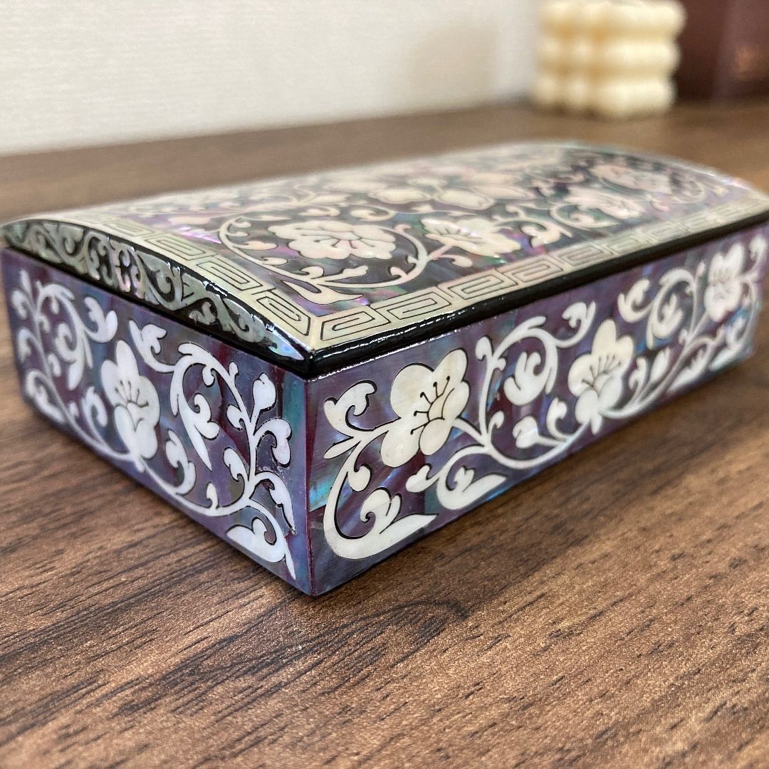 韓国 螺鈿細工 小物入れ - メルカリ