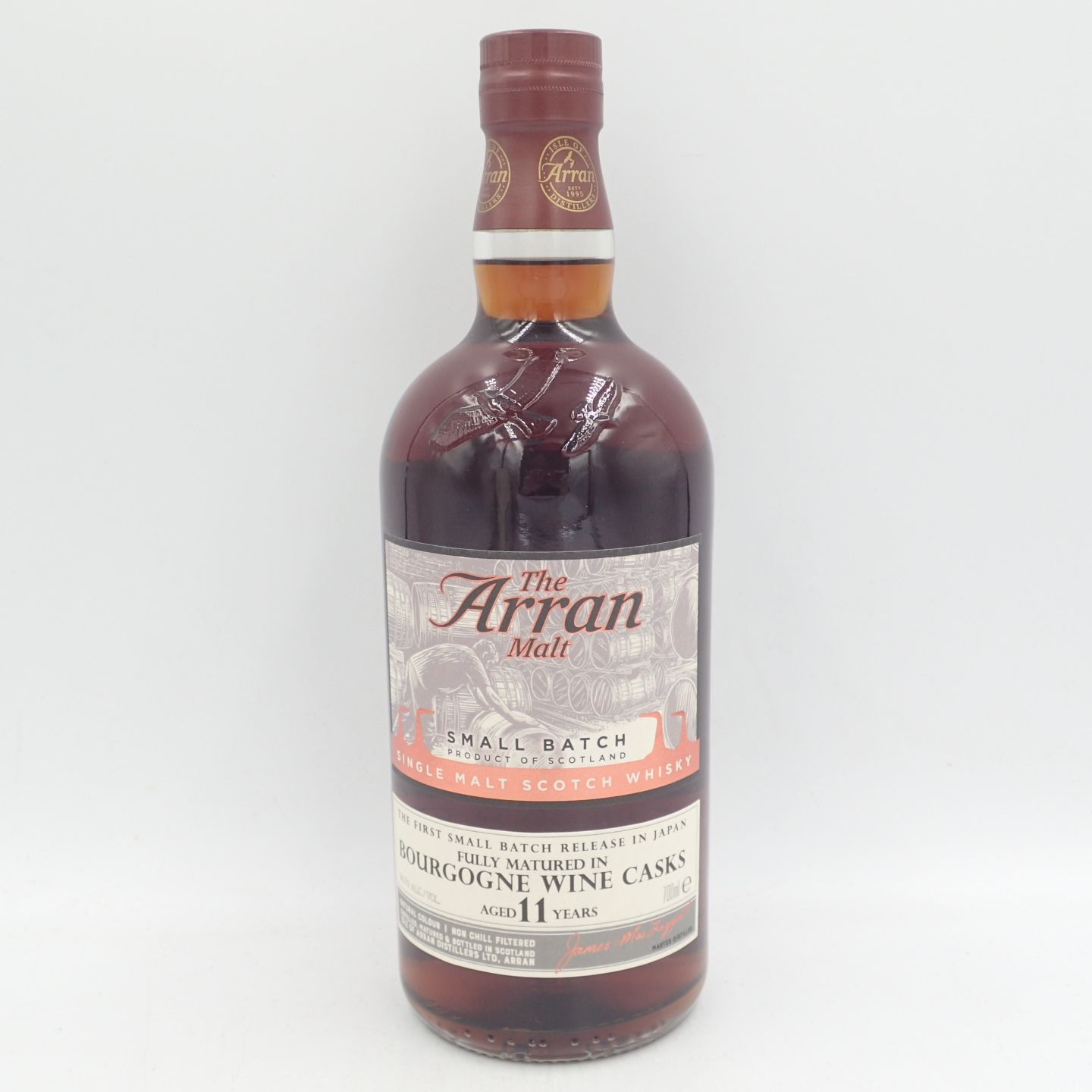 アラン スモールバッチ ブルゴーニュワインカスク 11年 54.2度 / Arran