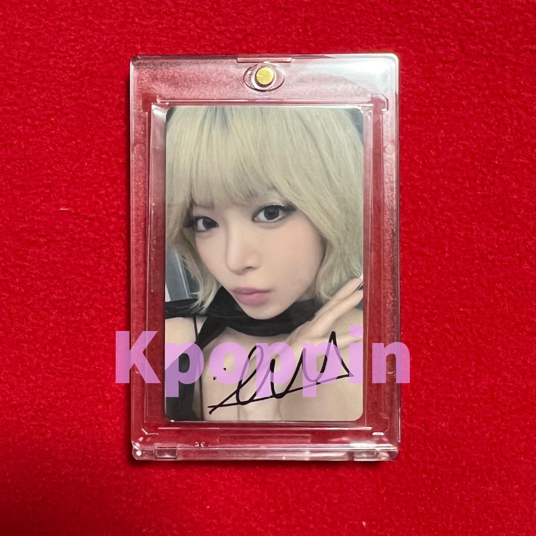 LE SSERAFIM ウンチェ 直筆サイン トレカ weverse 当選 Le Sserafim