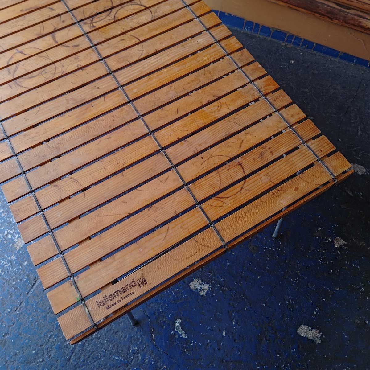 lallemand ラレマンド ウッドロールトップテーブル フランス製