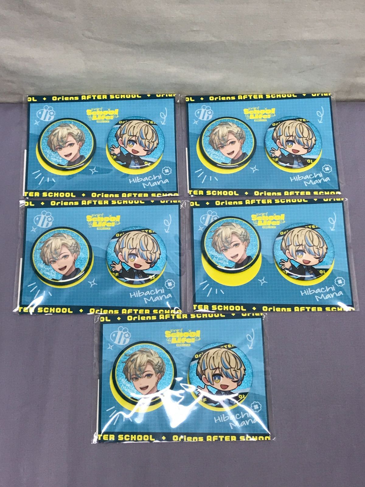 放課後オリエンス Enjoy School Life！ 缶バッジセット 緋八マナ