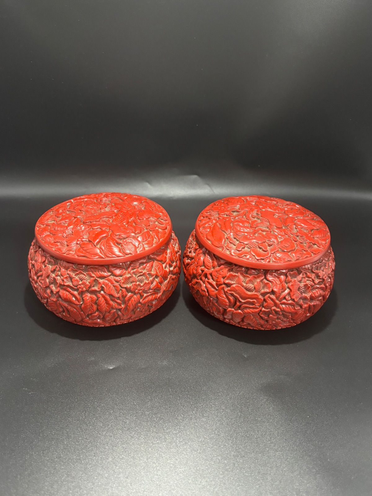 中国美術 香合 ストア 漆器 中国古玩 碁石入れ 漆芸 時代物 茶道具 唐