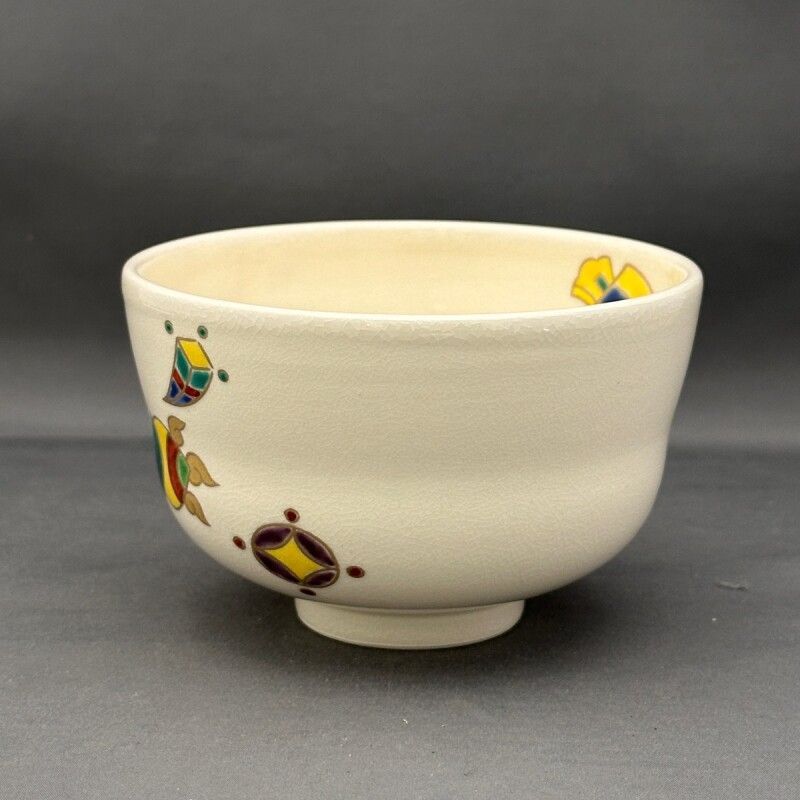 小売業者 信楽焼 寺垣外窯 杉本貞光造 御本手雪輪茶碗 抹茶碗 茶道具