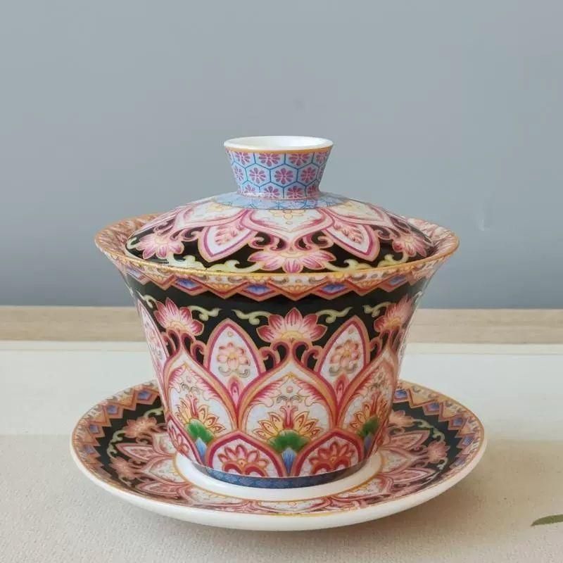 景徳鎮製 江山秀色 中国茶器 煎茶道具 希少 景徳鎮製 江山