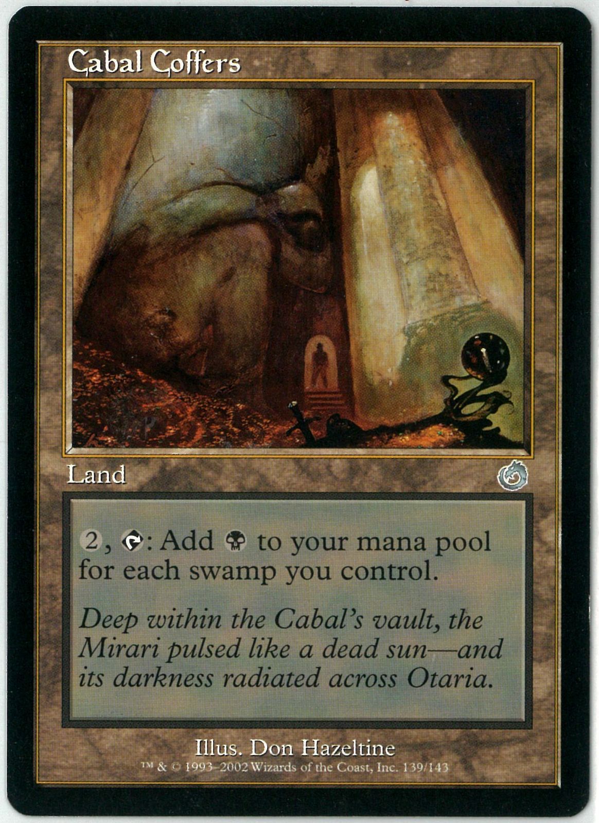 MTG/英語版/陰謀団の貴重品室/Cabal Coffers/トーメント/Torment/TOR