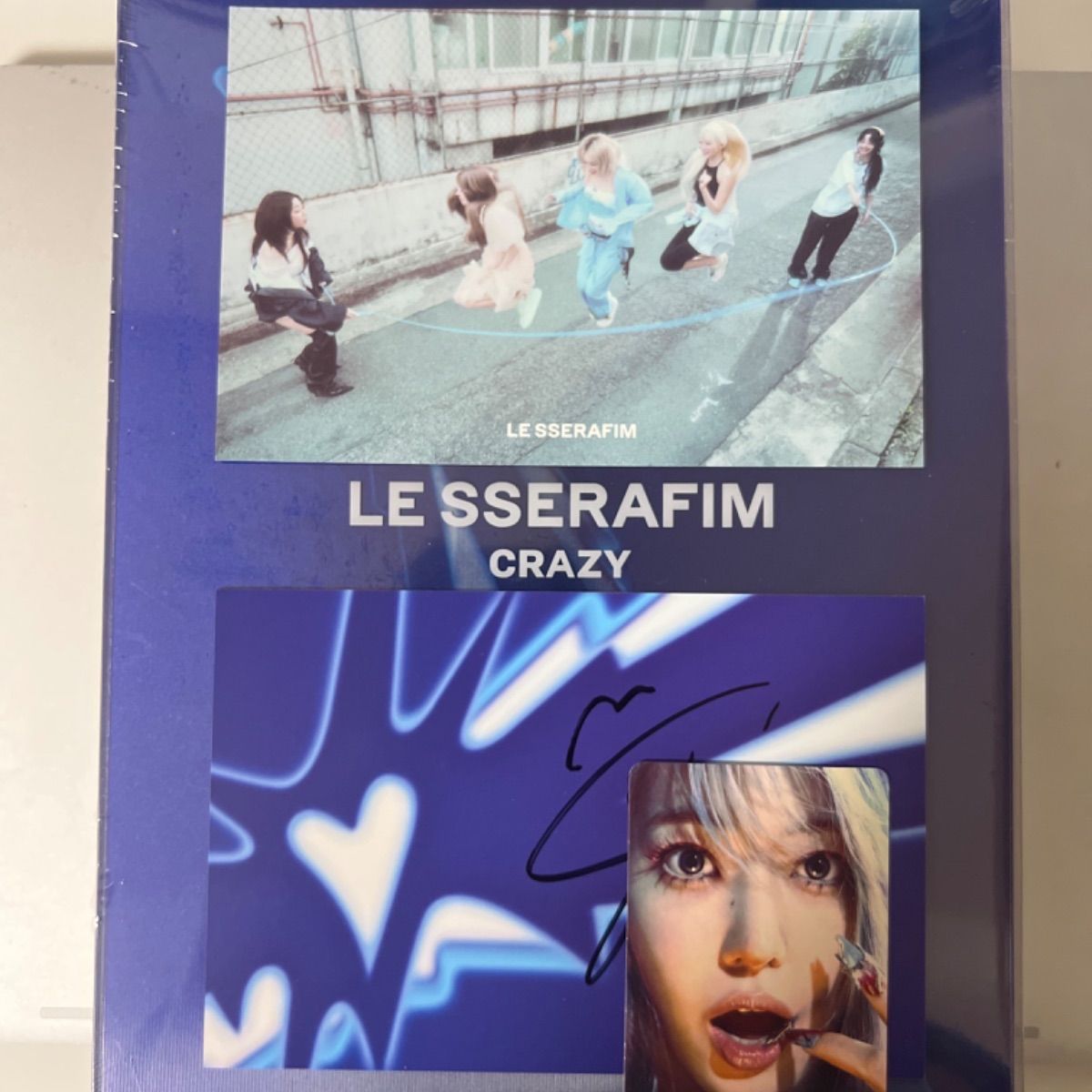 ルセラフィム サクラ 直筆サイン入りポストカード アメリカ限定盤 Le