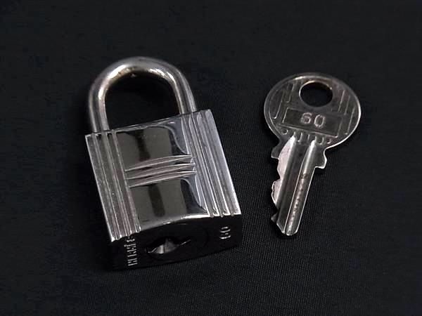 □美品□ HERMES エルメス カデナ 南京錠 パドロック 60 鍵 キー
