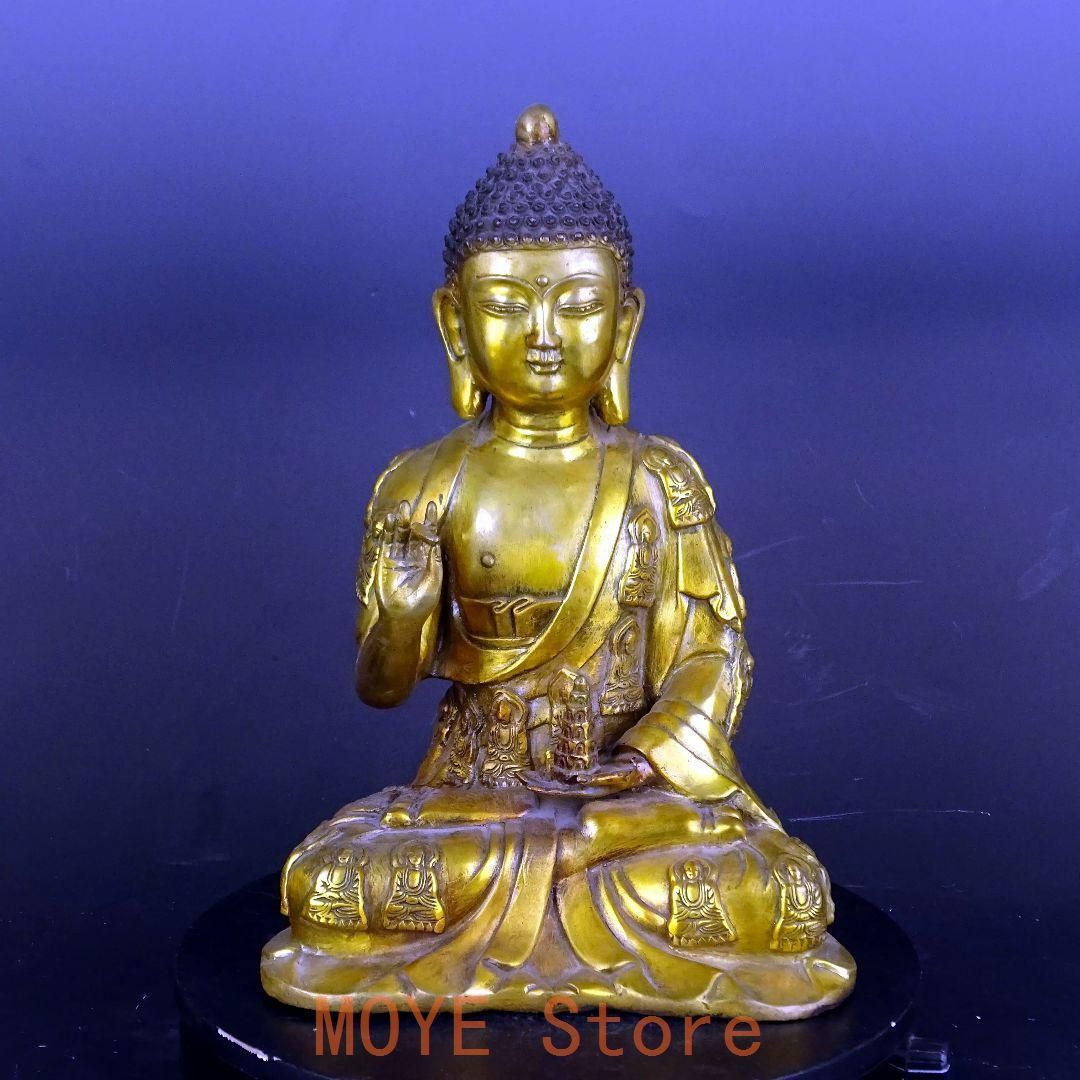 鉄像 鉄仏 釈迦千衣仏 堂に奉安します 鎮宅 辟邪 開運 風水 招財 置物