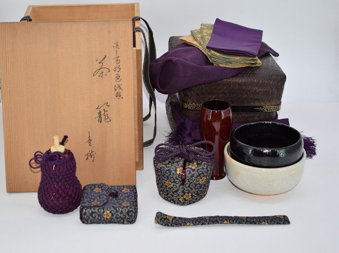 ◇『尾形乾山 作 黒釉 梅花紋茶入』◇検）尾形光琳 野々村仁清 古田