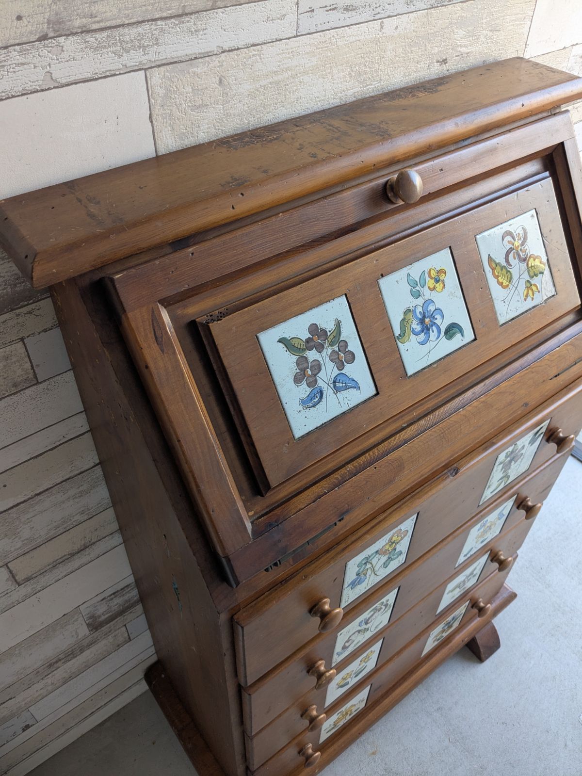 角煮☆ ACTUS スペイン製 ライティングビューロー北欧 チェスト ACTUS