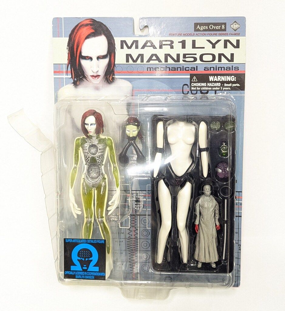 FEWTURE ACTION FIGURE MECHANICAL ANIMALS Marilyn Manson Mechanical