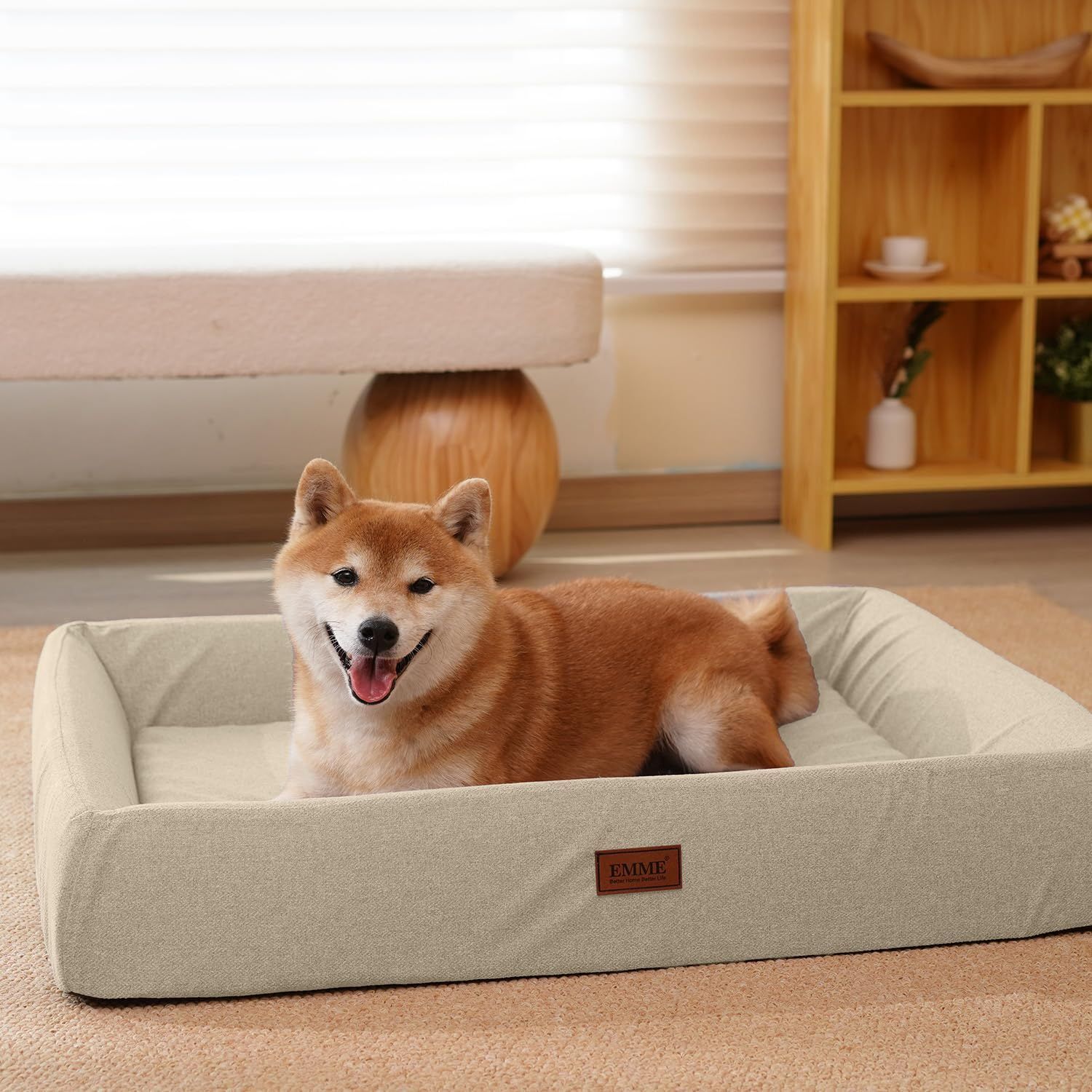 ご*ん様 ミニオンティム犬ベッドソファボア小型犬|もこもこ介護お正月