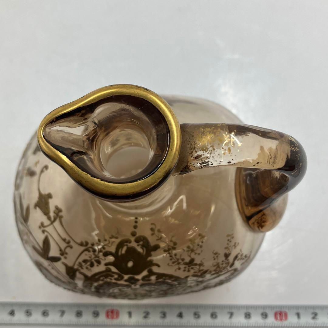 アンティーク サンルイ フランス トップ 盛金彩 水次 トヒコ 東金6-0212③