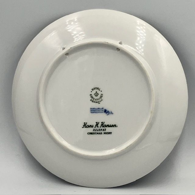 ロイヤルコペンハーゲン イヤープレート 1959年 「Christmas Night