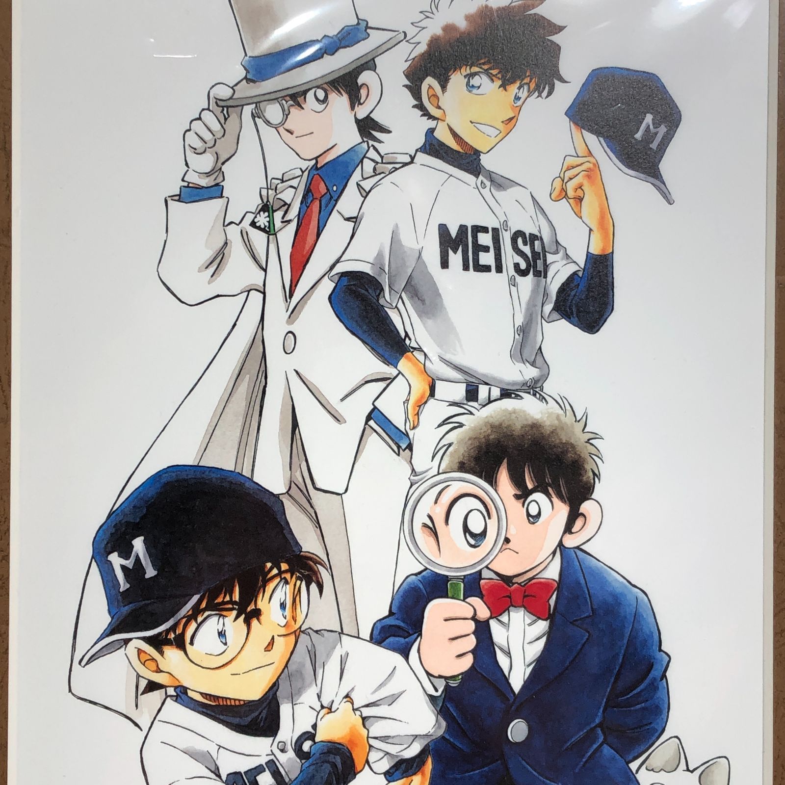 新品未開封】青山剛昌 あだち充 コラボ 複製原画 名探偵コナン MIX 全